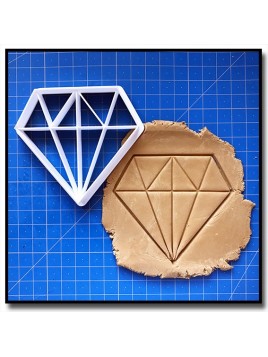 Diamant Origami 001 - Emporte-pièce pour pâtes à sucre et sablés sur le thème Origami