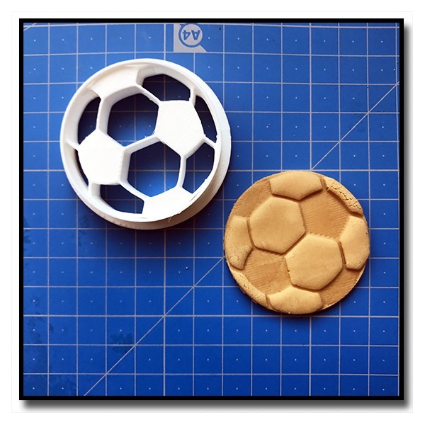Ballon de Football 001 - Emporte-pièce pour pâtes à sucre et sablés sur le thème Football