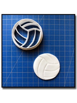 Ballon de Volley 001 - Emporte-pièce pour pâtes à sucre et sablés sur le thème Sports
