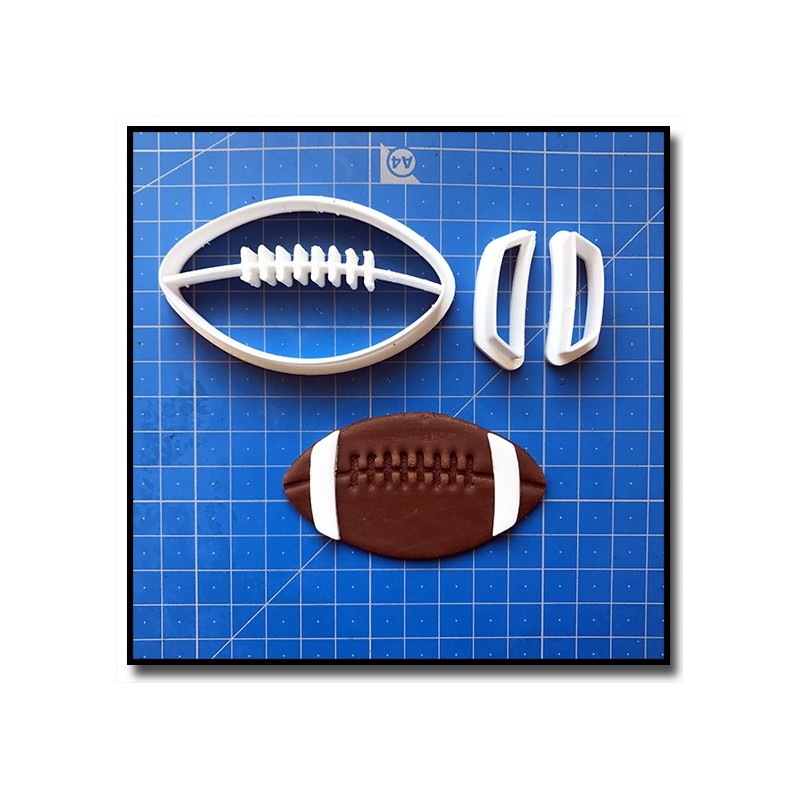 Ballon de Football Américain 101 - Emporte-pièce en Kit pour pâtes à sucre et sablés sur le thème Football