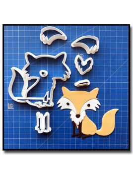 Renard 101 - Emporte-pièce en Kit pour pâtes à sucre et sablés sur le thème Animaux de la forêt