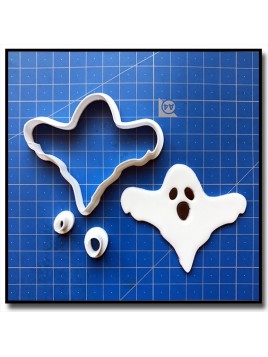Fantôme 101 - Emporte-pièce en Kit pour pâtes à sucre et sablés sur le thème Halloween
