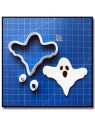 Fantôme 101 - Emporte-pièce en Kit pour pâtes à sucre et sablés sur le thème Halloween