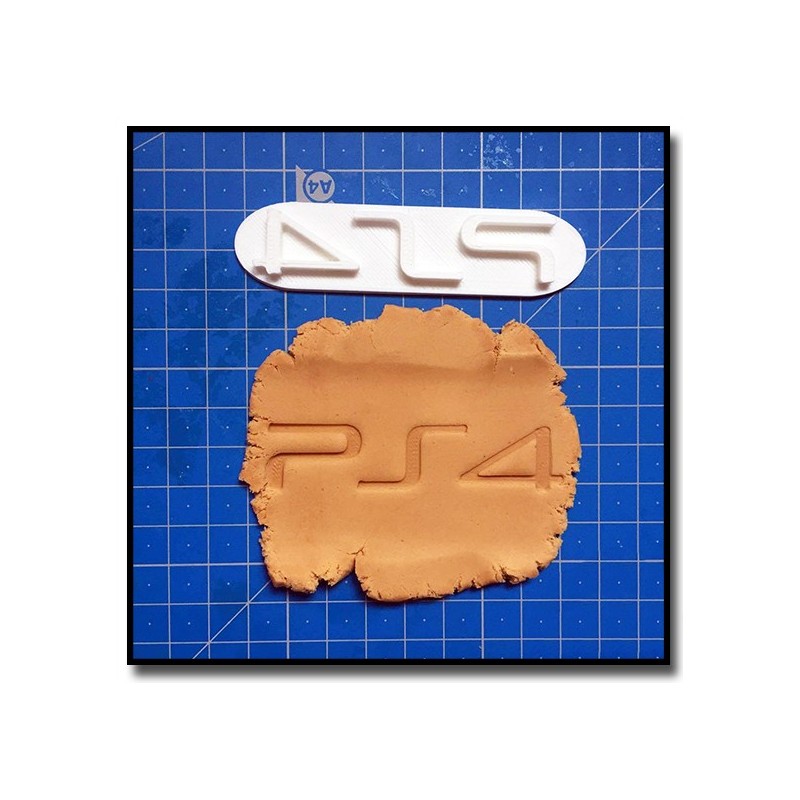 PS4 Logo 301 - Tampon pour pâtes à sucre et sablés sur le thème Jeux Vidéos