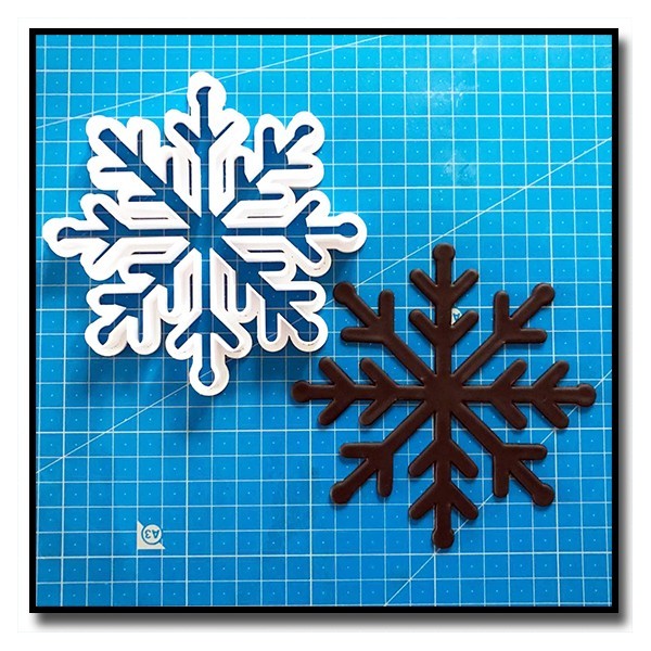 Étoile des neiges 201 - Emporte-pièce pour pâtes à sucre et sablés sur le thème Noël