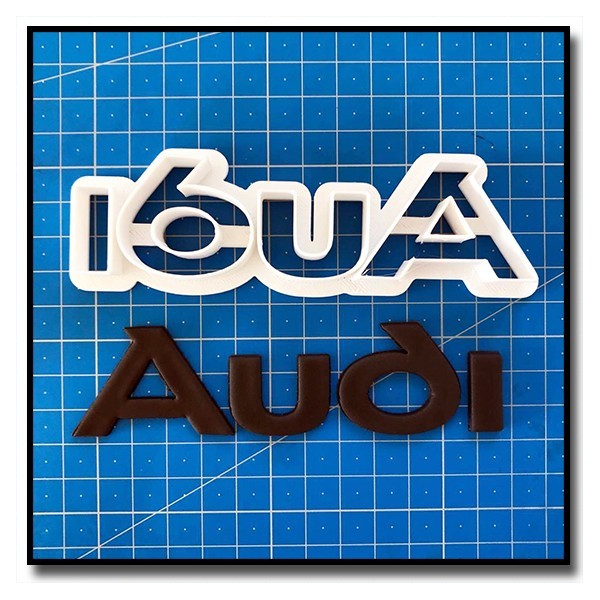 Audi Logo 101 - Emporte-pièce en Kit pour pâtes à sucre et sablés sur le thème Voiture