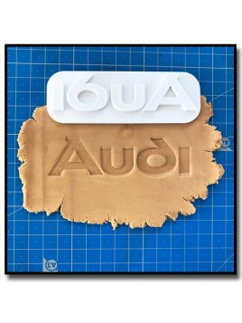 Audi Logo 301 - Tampon pour pâtes à sucre et sablés sur le thème Voiture