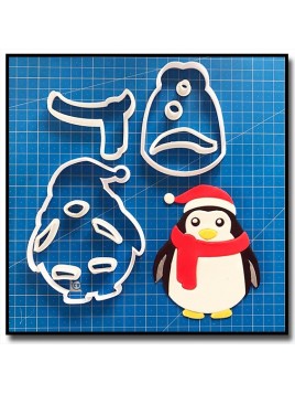Pingouin de Noël 101 - Emporte-pièce en Kit pour pâtes à sucre et sablés sur le thème Noël