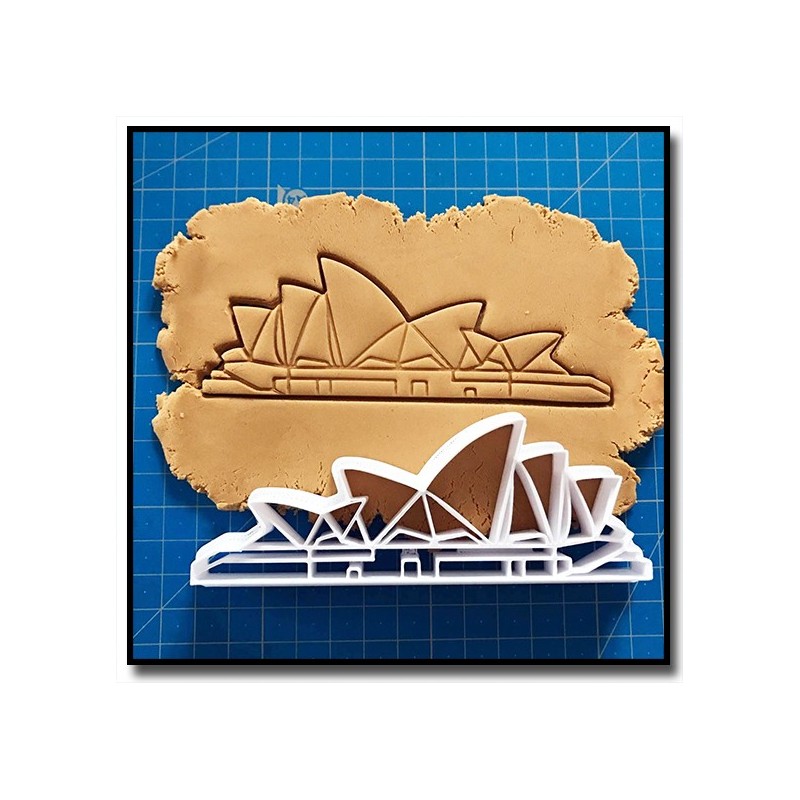 Sydney Opera House 001 - Emporte-pièce pour pâtes à sucre et sablés sur le thème Voyage