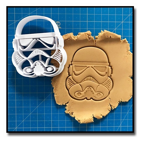 Stormtrooper 001 - Emporte-pièce pour pâtes à sucre et sablés sur le thème Star Wars