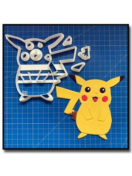 Pikachu 101 - Emporte-pièce en Kit pour pâtes à sucre et sablés sur le thème Pokemon