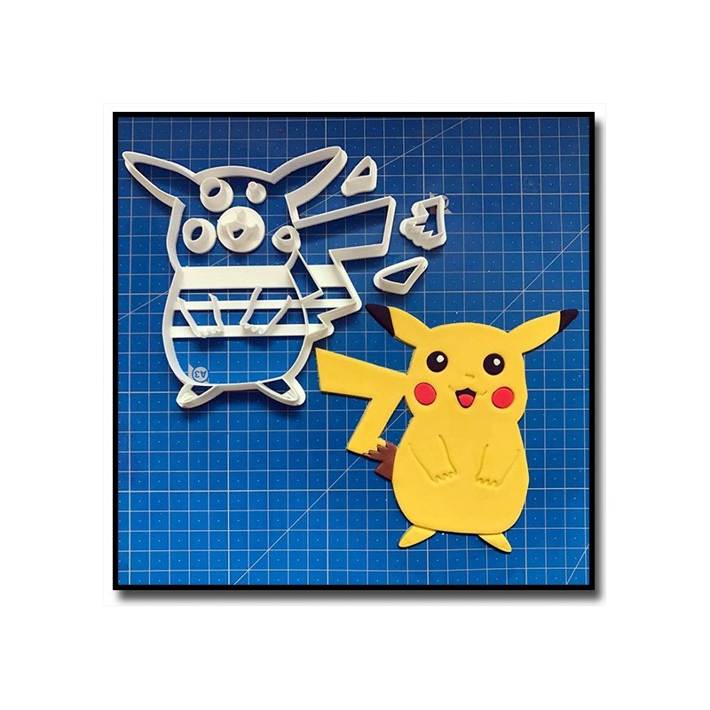 Pikachu 101 - Emporte-pièce en Kit pour pâtes à sucre et sablés sur le thème Pokemon