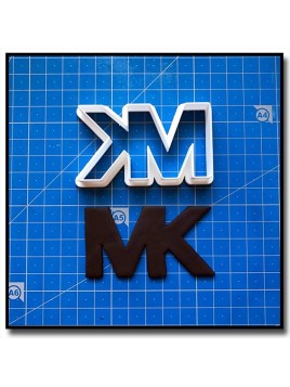 MK Logo 202 - Emporte-pièce pour pâtes à sucre et sablés sur le thème Mode & Fashion