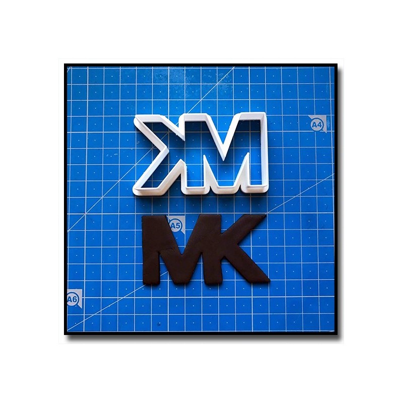 MK Logo 202 - Emporte-pièce pour pâtes à sucre et sablés sur le thème Mode & Fashion