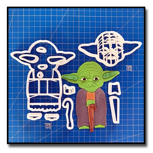 Yoda 102 - Emporte-pièce en Kit pour pâtes à sucre et sablés sur le thème Star Wars