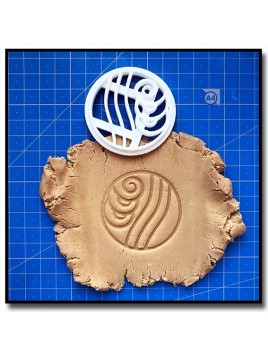 Symbole de l'Eau 301 - Tampon pour pâtes à sucre et sablés sur le thème Monde & Planète