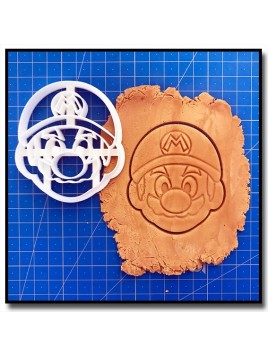 Mario 003 - Emporte-pièce pour pâtes à sucre et sablés sur le thème Super Mario