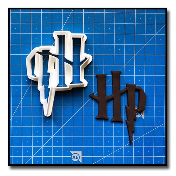Harry Potter Logo 201 - Emporte-pièce pour pâtes à sucre et sablés sur le thème Harry Potter