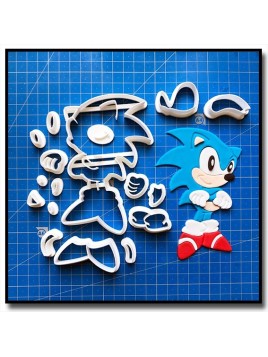 Sonic 103 - Emporte-pièce en Kit pour pâtes à sucre et sablés sur le thème Sonic
