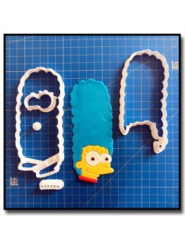 Marge Simpsons 101 - Emporte-pièce en Kit pour pâtes à sucre et sablés sur le thème Les Simpsons