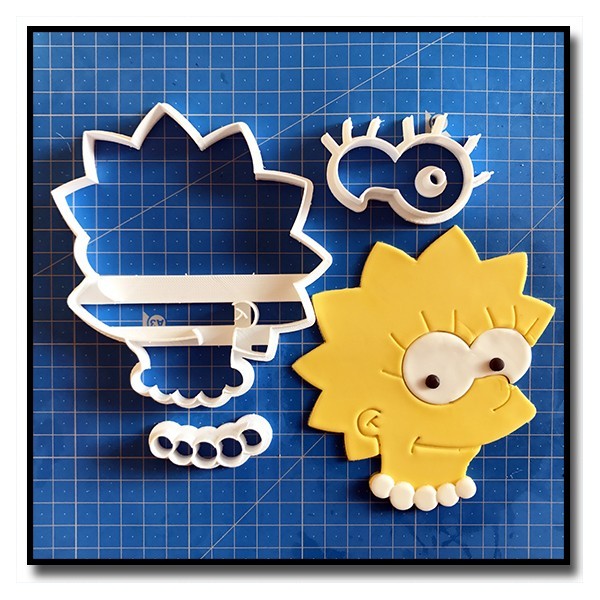 Lisa Simpsons 101 - Emporte-pièce en Kit pour pâtes à sucre et sablés sur le thème Les Simpsons