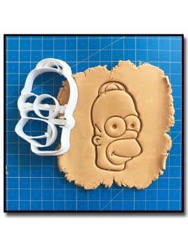 Homer Simpsons 001 - Emporte-pièce pour pâtes à sucre et sablés sur le thème Les Simpsons