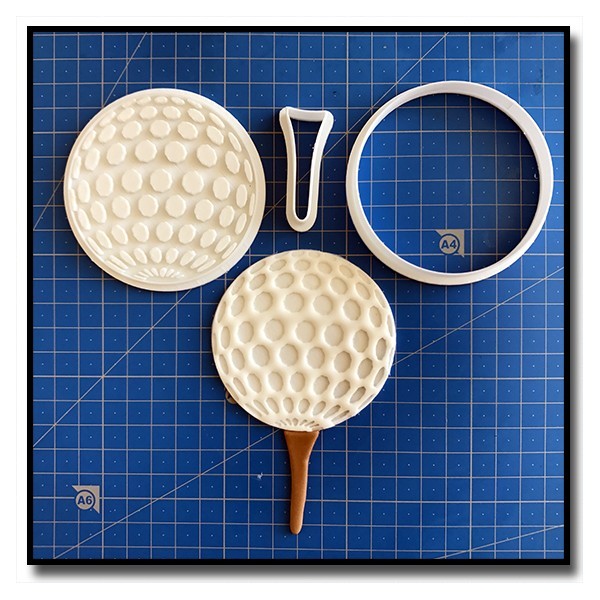 Balle de Golf 101 - Emporte-pièce en Kit pour pâtes à sucre et sablés sur le thème Golf