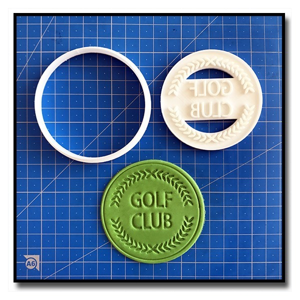 Golf Club 101 - Emporte-pièce en Kit pour pâtes à sucre et sablés sur le thème Golf