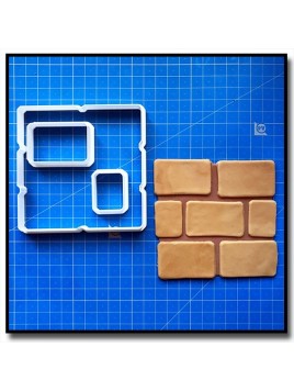 Briques de Mario 101 - Emporte-pièce en Kit pour pâtes à sucre et sablés sur le thème Super Mario