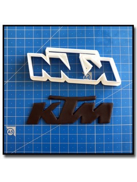 KTM Logo 201 - Emporte-pièce pour pâtes à sucre et sablés sur le thème Moto