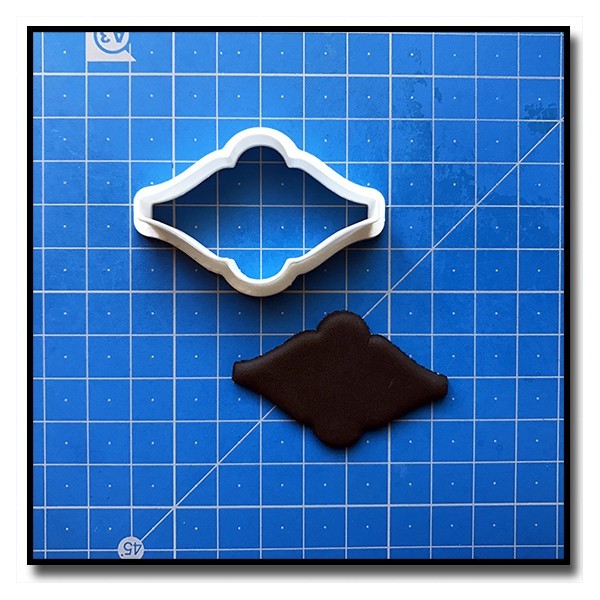 Plaque 204 - Emporte-pièce pour pâtes à sucre et sablés sur le thème Plaques & Formes