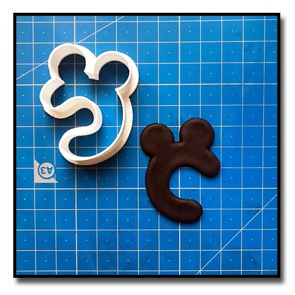 Mickey Typographie 201 - Emporte-pièce pour pâtes à sucre et sablés sur le thème La bande de Mickey