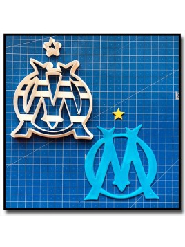 Olympique de Marseille OM 101 - Emporte-pièce en Kit pour pâtes à sucre et sablés sur le thème Football