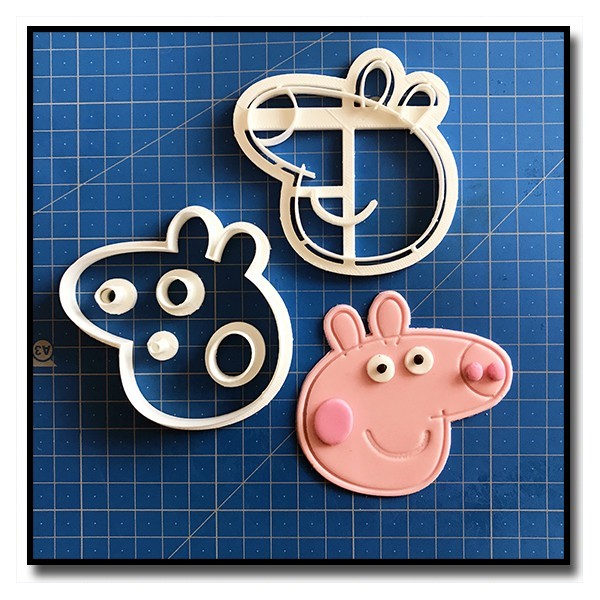 Peppa Pig 101 - Emporte-pièce en Kit pour pâtes à sucre et sablés sur le thème Peppa Pig