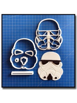 Stormtrooper 101 - Emporte-pièce en Kit pour pâtes à sucre et sablés sur le thème Star Wars