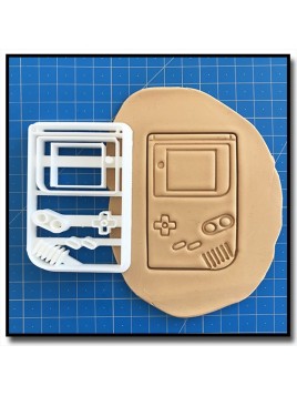 Gameboy 001 - Emporte-pièce pour pâtes à sucre et sablés sur le thème Jeux Vidéos