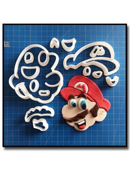 Mario 101 - Emporte-pièce en Kit pour pâtes à sucre et sablés sur le thème Super Mario