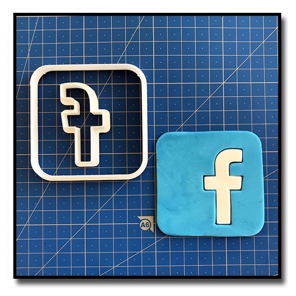 Facebook 101 - Emporte-pièce en Kit pour pâtes à sucre et sablés sur le thème Réseaux sociaux