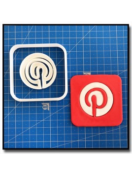 Pinterest 101 - Emporte-pièce en Kit pour pâtes à sucre et sablés sur le thème Réseaux sociaux