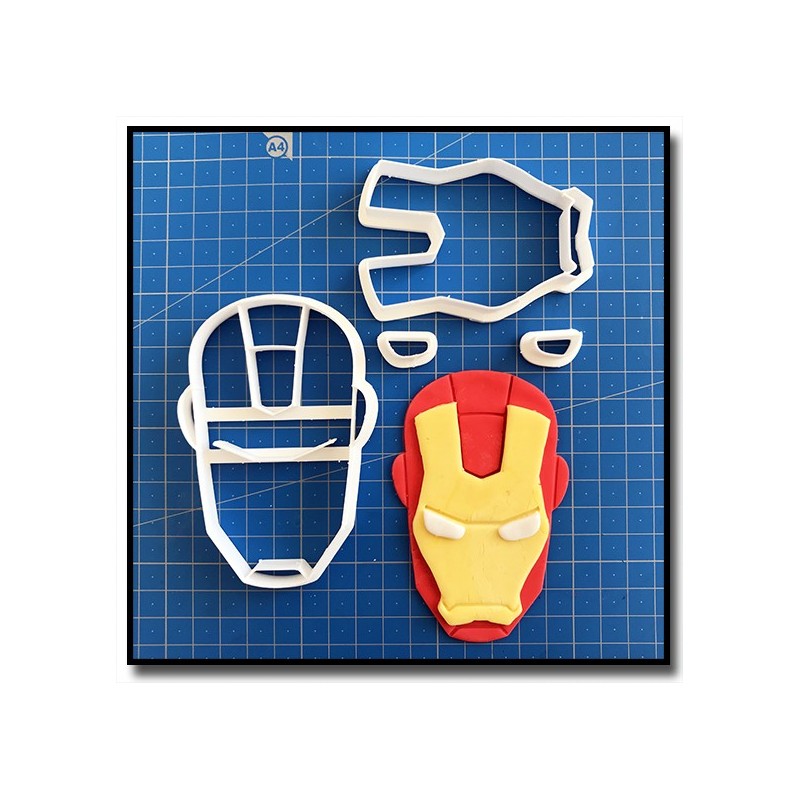 Iron Man 101 - Emporte-pièce en Kit pour pâtes à sucre et sablés sur le thème Super-Heros
