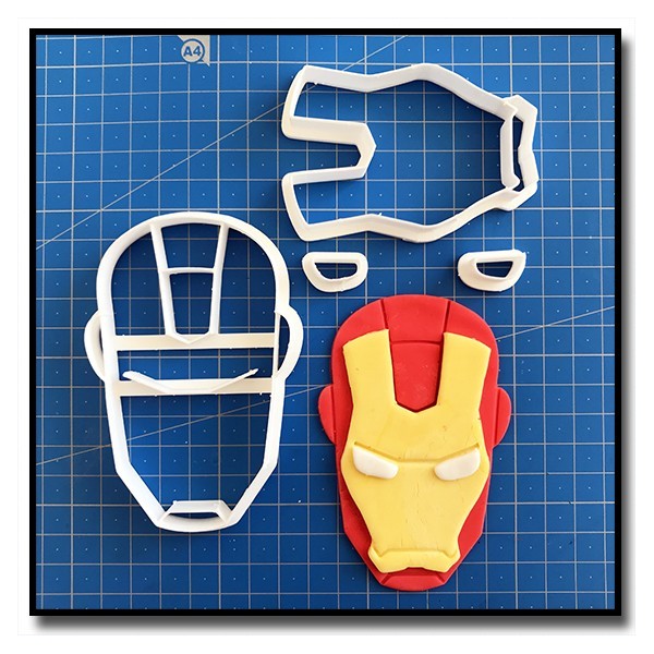 Iron Man 101 - Emporte-pièce en Kit pour pâtes à sucre et sablés sur le thème Super-Heros
