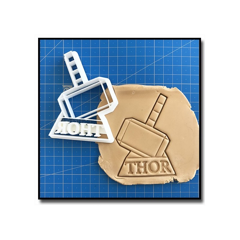 Thor 001 - Emporte-pièce pour pâtes à sucre et sablés sur le thème Super-Heros