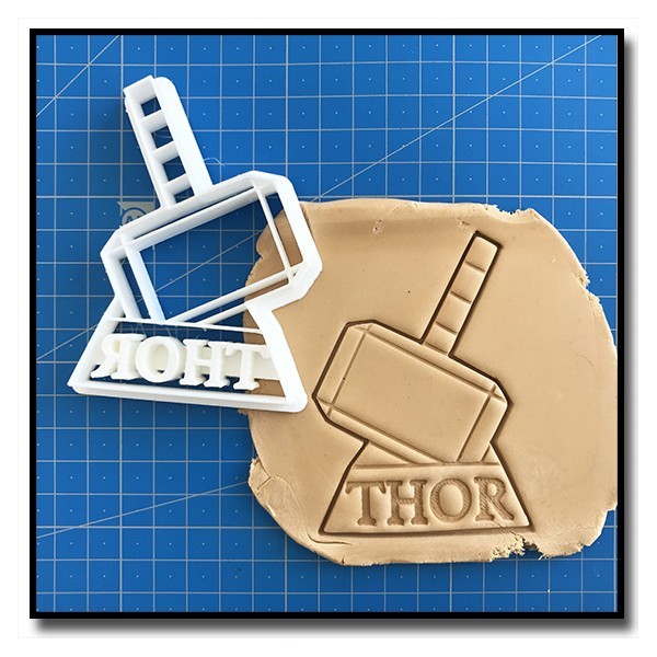 Thor 001 - Emporte-pièce pour pâtes à sucre et sablés sur le thème Super-Heros