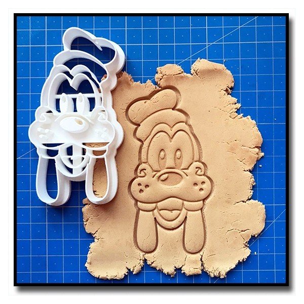 Dingo Visage 001 - Emporte-pièce pour pâtes à sucre et sablés sur le thème La bande de Mickey