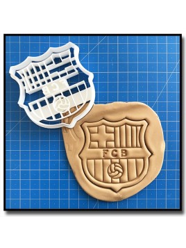 FC Barcelone 001 - Emporte-pièce pour pâtes à sucre et sablés sur le thème Football
