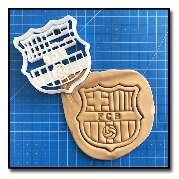 FC Barcelone 001 - Emporte-pièce pour pâtes à sucre et sablés sur le thème Football