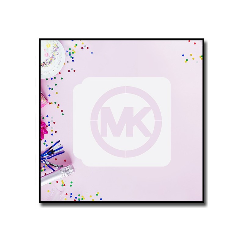 MK Logo 901 - Pochoir pour pâtes à sucre et sablés sur le thème Mode & Fashion