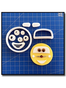 Luigi Cars Cupcake 101 - Emporte-pièce en Kit pour pâtes à sucre et sablés sur le thème Cars