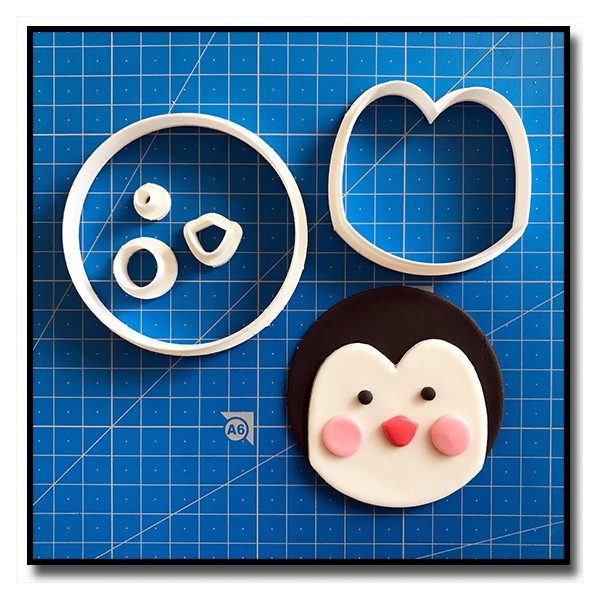Pingouin Cupcake 101 - Emporte-pièce en Kit pour pâtes à sucre et sablés sur le thème Noël
