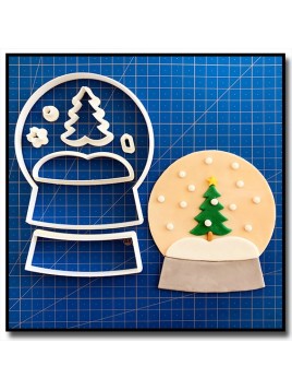 Boule de Neige 101 - Emporte-pièce en Kit pour pâtes à sucre et sablés sur le thème Noël